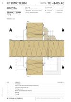 Architectural Details - Fire-resistant Internal Wall System - TRIMOTERM FTV-11