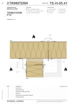 Architectural Details - Fire-resistant Internal Wall System - TRIMOTERM FTV-12