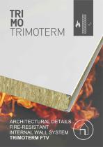 Architectural Details - Fire-resistant Internal Wall System - TRIMOTERM FTV-1