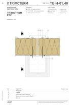 Architectural Details - Fire-resistant Internal Wall System - TRIMOTERM FTV-3
