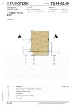 Architectural Details - Fire-resistant Internal Wall System - TRIMOTERM FTV-4