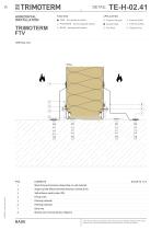 Architectural Details - Fire-resistant Internal Wall System - TRIMOTERM FTV-5