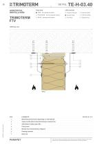 Architectural Details - Fire-resistant Internal Wall System - TRIMOTERM FTV-6