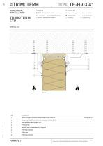 Architectural Details - Fire-resistant Internal Wall System - TRIMOTERM FTV-7