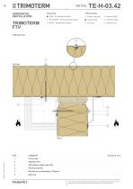 Architectural Details - Fire-resistant Internal Wall System - TRIMOTERM FTV-8