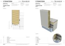Architectural Details - Insulated Façade System - TRIMOTERM FTV-8