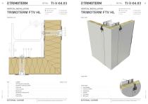 Architectural Details - Insulated Façade System - TRIMOTERM FTV HL-9