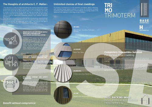 The Base - Backing Wall Facade Panel for Horizontal Installation