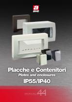 Placche e Contenitori IP55/IP40 - 1