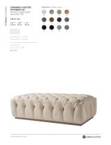 CARAMELO QUILTED OTTOMAN 150 - 1