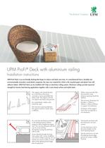 UPM ProFi Deck with Alu Rail Installation Instructions - 1