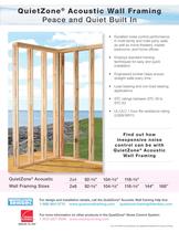 QuietZone® Acoustic Wall Framing - 1