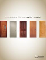 vt architectural wood doors / PRODUCT OFFERING - 1