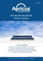 ETC SOLAR COLLECTOR PRODUCT OVERVIEW - 1