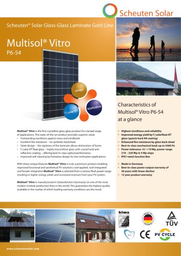 Multisol® Vitro Gold Line (P6-54)