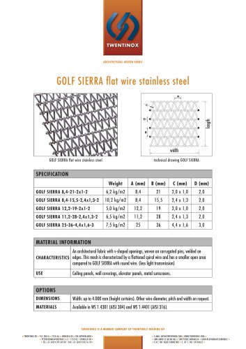 GOLF SIERRA flat wire