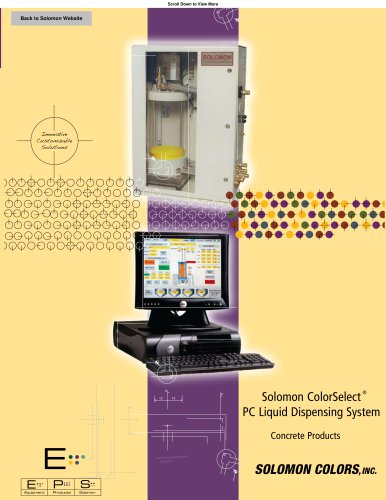 ColorSelect® PC Liquid Dispensing System Concrete Products