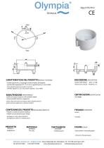 Roud washbasin cm 42 - 1