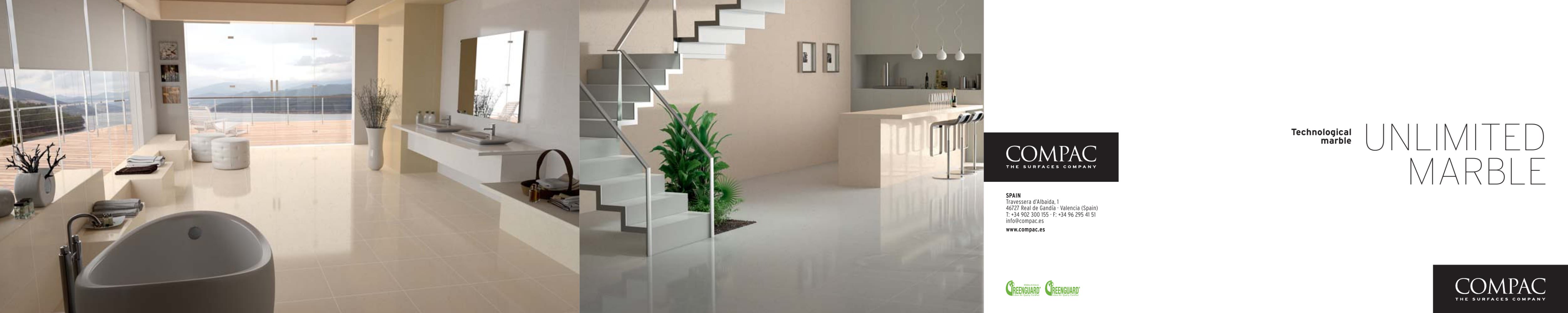 Technological Marble Compac The Surfaces Company Pdf Catalogues Technological Marble 1 2 Pages
