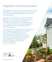 Edgemere interlocking slates - 2