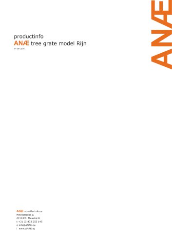 ANÆ tree grate model Rijn