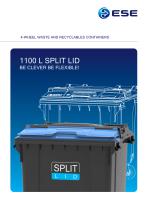 1100 L SPLIT LID - 1