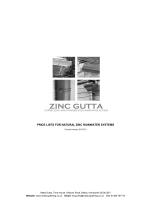 PRICE LISTS FOR NATURAL ZINC RAINWATER SYSTEMS - 1