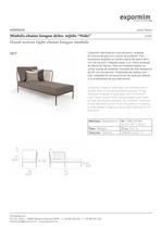 OUT:Nido Hand-woven right chaise longue module - 1