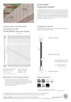Staircase divder ASTRO WAVE-2
