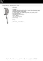 Handshower XL Techno 120 4S Blade - 1