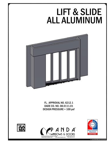 Lift & Slide all aluminium