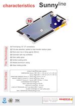 Short Information: Flate Plate Collector SUNNYLINE - 2