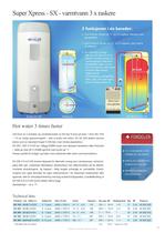 Water heaters for domestic and commercial installations - 7