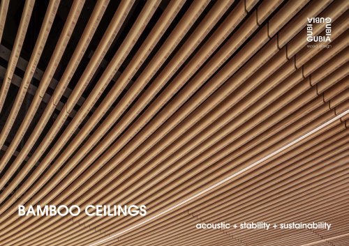 BAMBOO CEILINGS