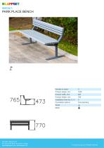 PARK PLACE BENCH - 1