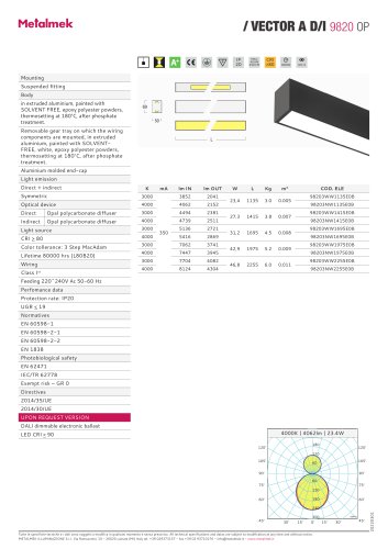 VECTOR A D-I 9820 OP