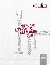 Table and accessories CATALOGUE 2017 - 1