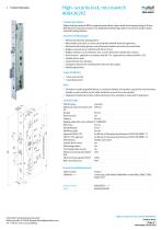 High-security lock, microswitch 409X302PZ - 1