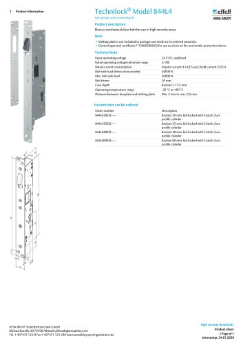 Technilock®  Model 844L4