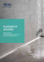 ELEGANTLY SOLVED! TECEdrainprofile – beautiful, practical, flush-to-wall: the shower profile from TECE - 1