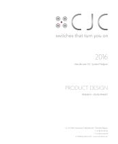 Catalogue CJC Switches 2016 - 1