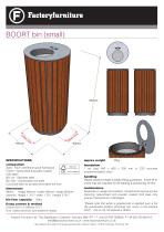 Small BOORT Litter Bin - 1