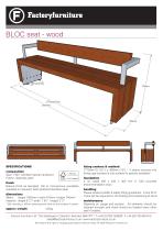 Wood BLOC Seat - 1