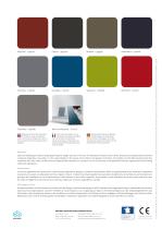 GRANDEZZA Interior Color chart - Aluminium composite panels for kitchens and bathrooms - 2