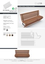 "ELODIE" ALU WOOD | PANCHINA - 1