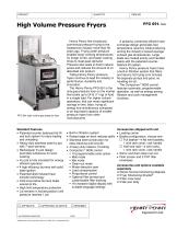 PFG 691 High Volume Gas Pressure Fryer