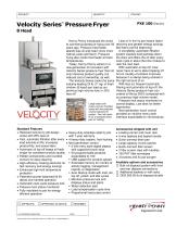 PXE 100 Velocity Series Pressure Fryer - 1