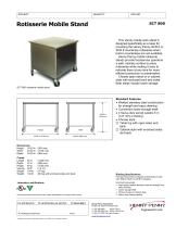 SCT 800 Rotisserie Table - Henny Penny - PDF Catalogs | Documentation ...