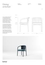 Arc Dining armchair, by Kettal Studio - 2