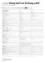 Loewe home.cinema sets datasheet - 5